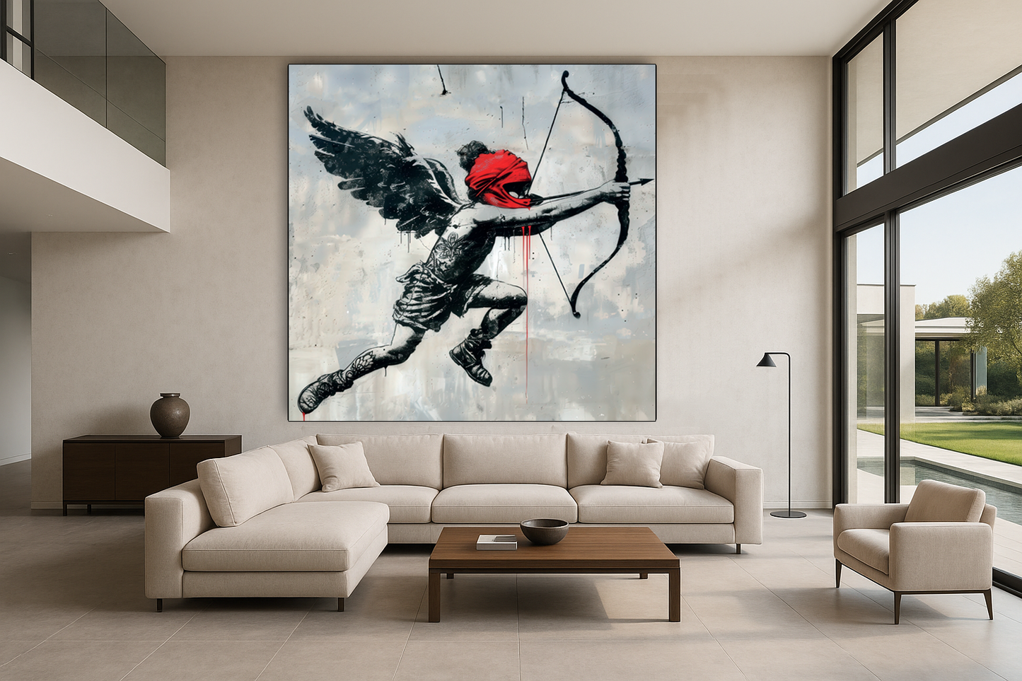 Tableau Street Art 🔥 Série Limitée 🔥 Rebel Cupid (format carré)