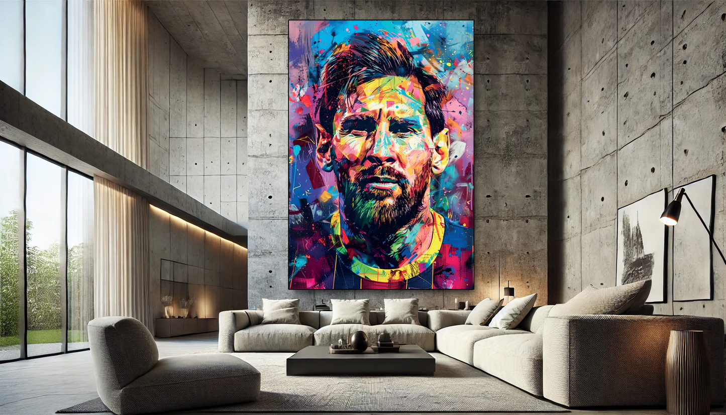 Tableau Pop Art "GOAT Energy" (format rectangulaire)