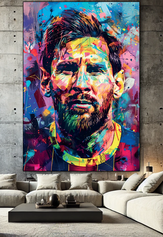 Tableau Pop Art "GOAT Energy" (format rectangulaire)