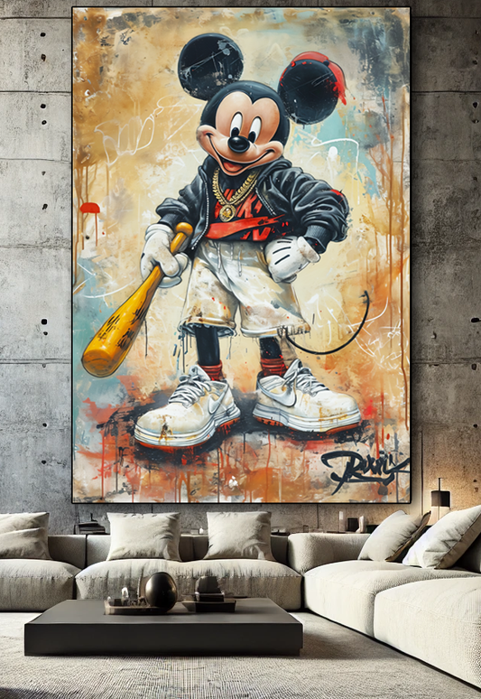 Tableau Street Art 🔥 Série Limitée 🔥 Street Champ (format rectangulaire)