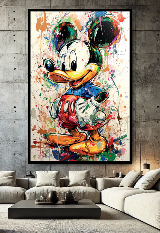 Tableau Street Art 🔥 Série Limitée 🔥 Dockey Splash (format rectangulaire)