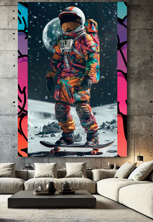 Tableau Pop Art "Astro-Up Board" (format rectangulaire)