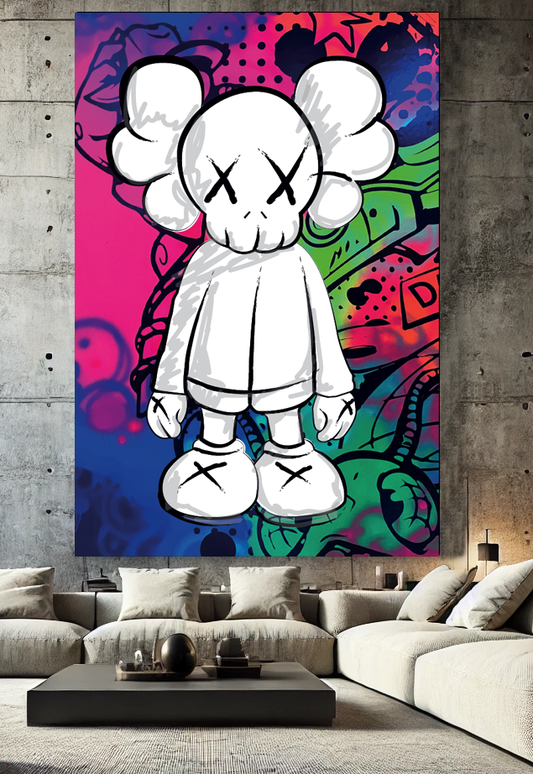 Tableau Street Art "Street Toyz" (format rectangulaire)