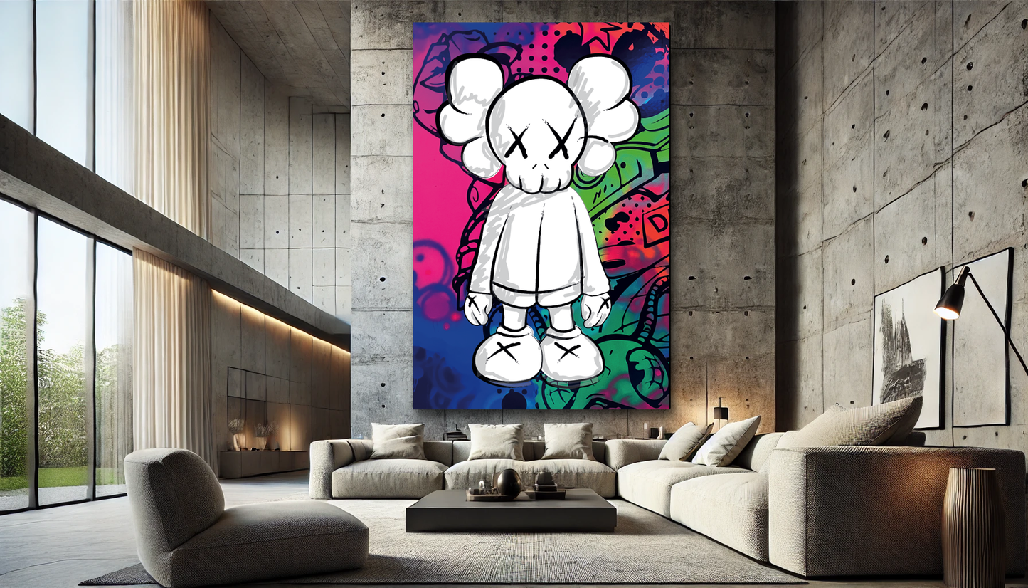 Tableau Street Art "Street Toyz" (format rectangulaire)