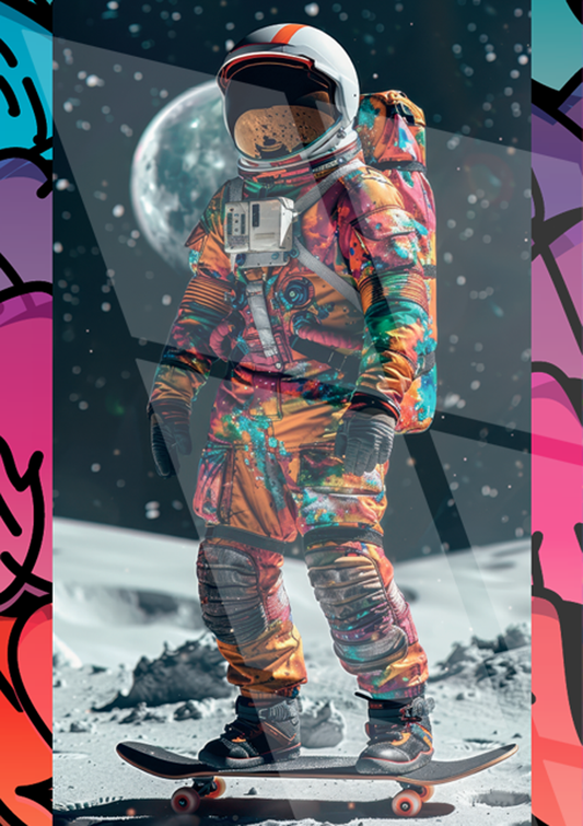 Tableau Pop Art "Astro-Up Board" (format rectangulaire)