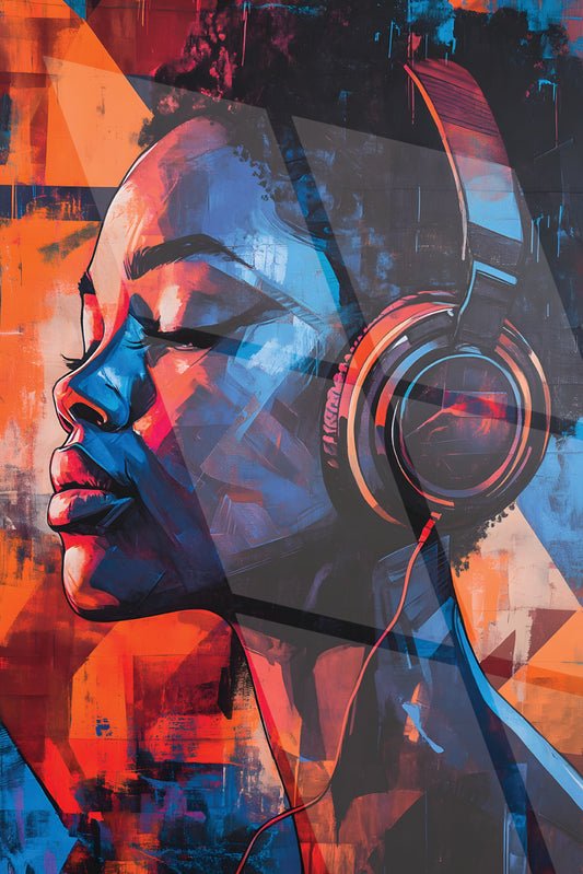 Tableau Pop Art "Sound of Soul" (format rectangulaire)