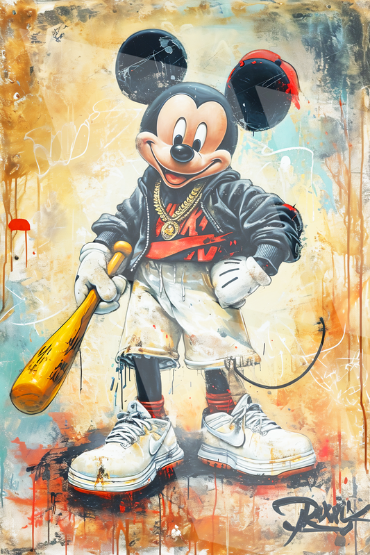 Tableau Street Art 🔥 Série Limitée 🔥 Street Champ (format rectangulaire)