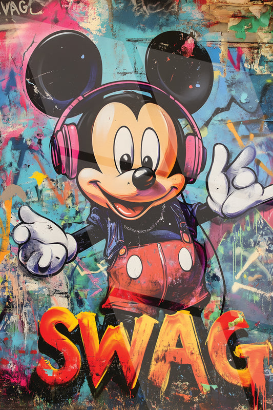 Tableau Street Art 🔥 Série Limitée 🔥 Swag Legend (format rectangulaire)
