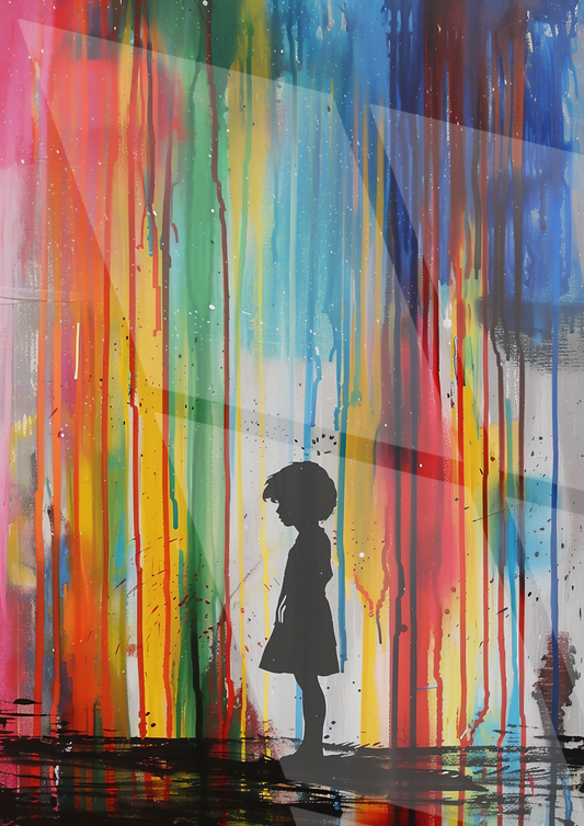 Tableau Pop Art 🔥 Série Limitée 🔥 Under the Rainbow (format rectangulaire)