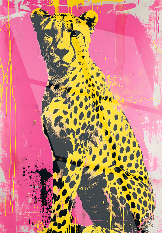Tableau Pop Art "Wild Power" (format rectangulaire)