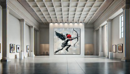 Tableau Street Art 🔥 Série Limitée 🔥 Rebel Cupid (format carré)