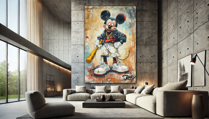 Tableau Street Art 🔥 Série Limitée 🔥 Street Champ (format rectangulaire)