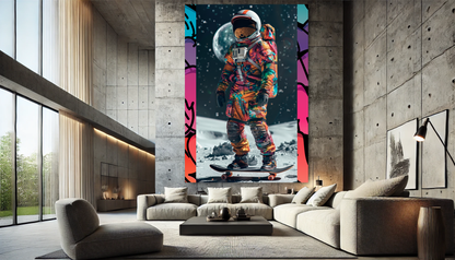 Tableau Pop Art "Astro-Up Board" (format rectangulaire)