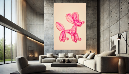 Tableau Pop Art "Balloon Pop" (format rectangulaire)