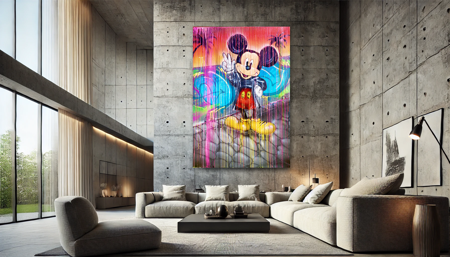 Mickey Rain Colour 125x180 cm