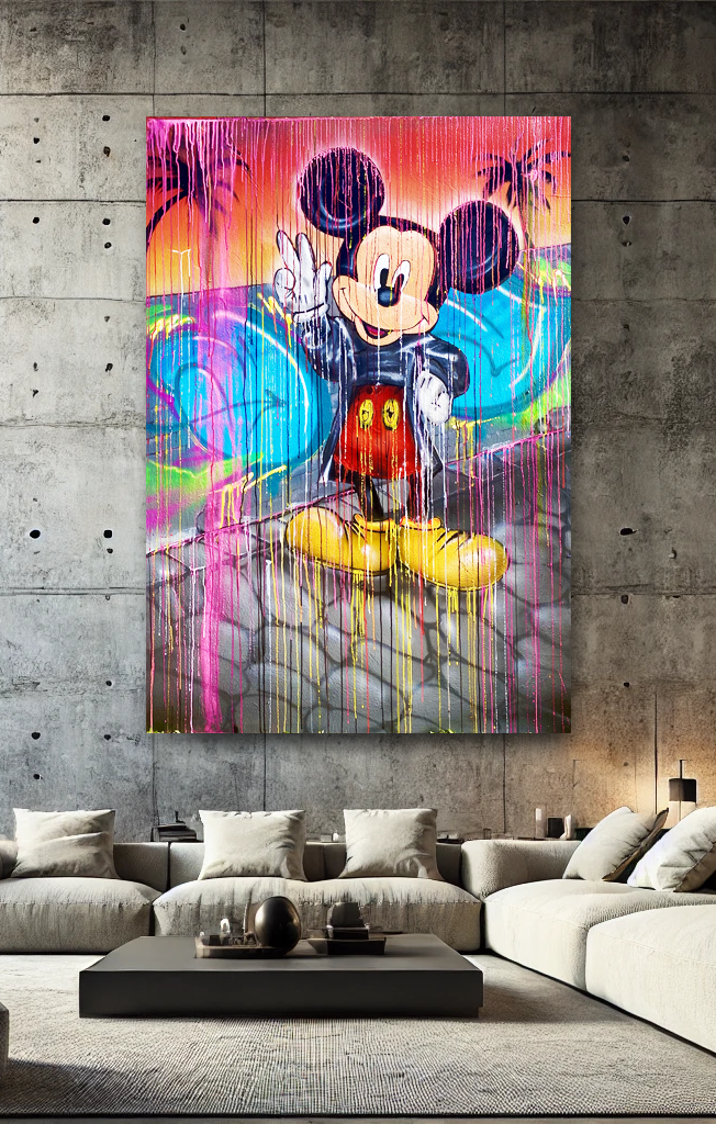 Mickey Rain Colour 125x180 cm