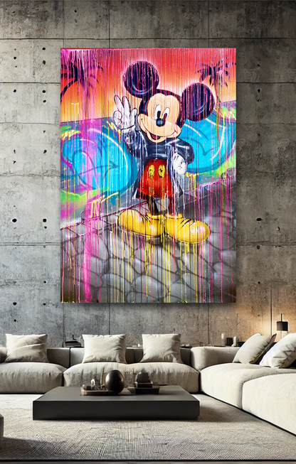 Mickey Rain Colour 125x180 cm