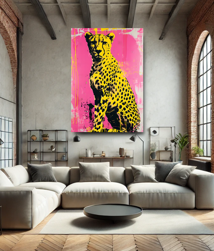 Tableau Pop Art "Wild Power" (format rectangulaire)