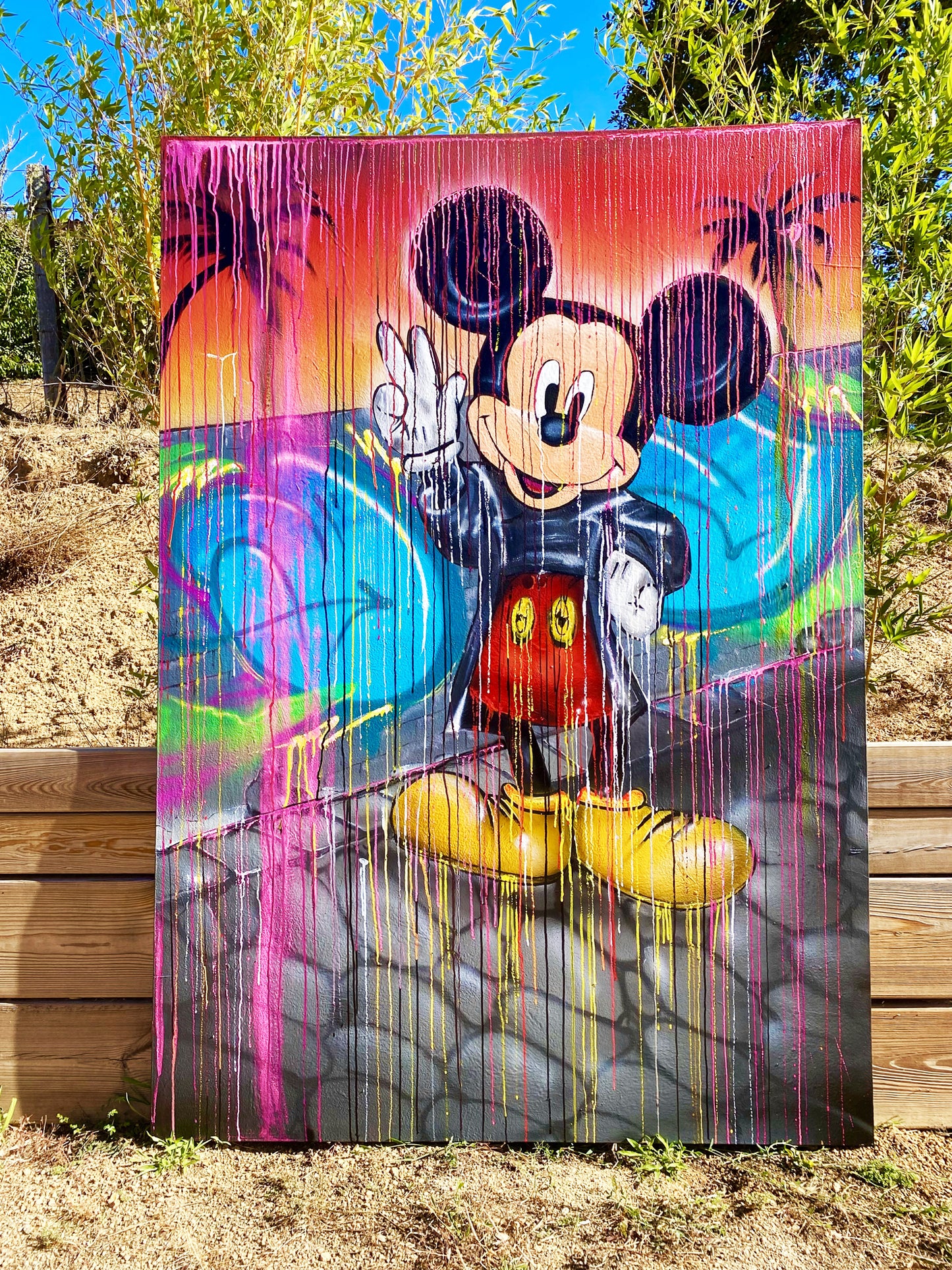 Mickey Rain Colour 125x180 cm