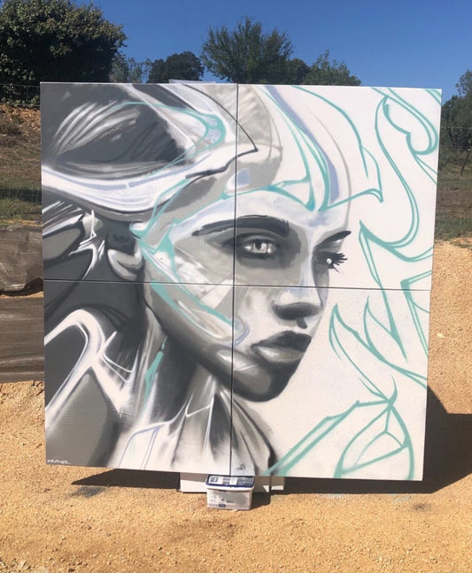 Éveil Graphique 200x200 cm (Quadriptique)